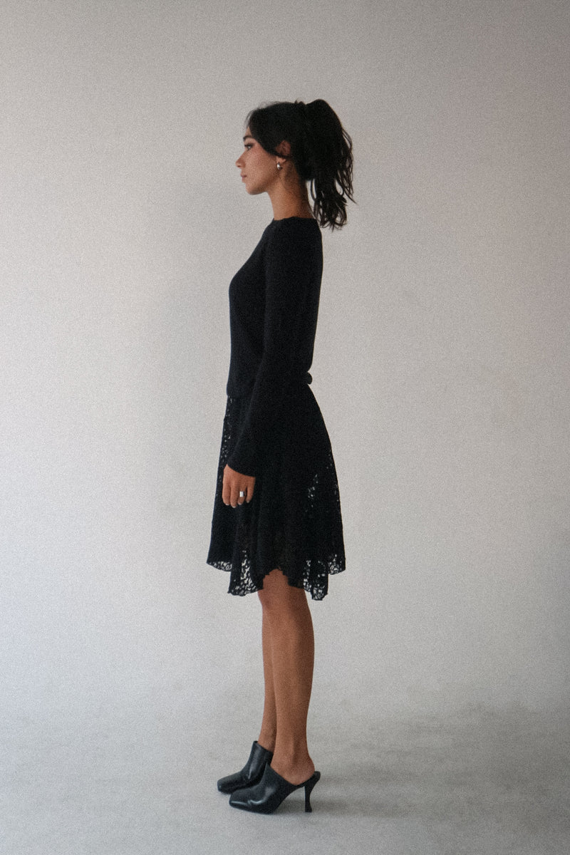 Lila Convertible Shoulder Button Long Sleeve
