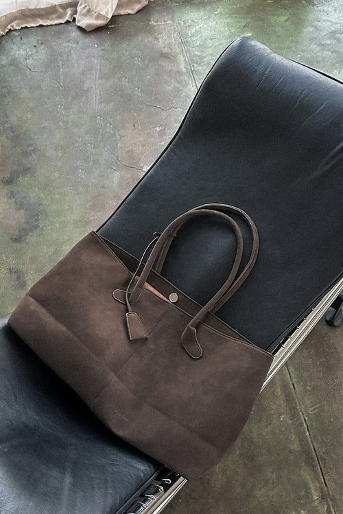Mia Blu Faux Suede City Tote Bag