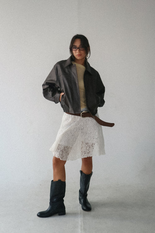 Leona Oversized Faux Leather Jacket