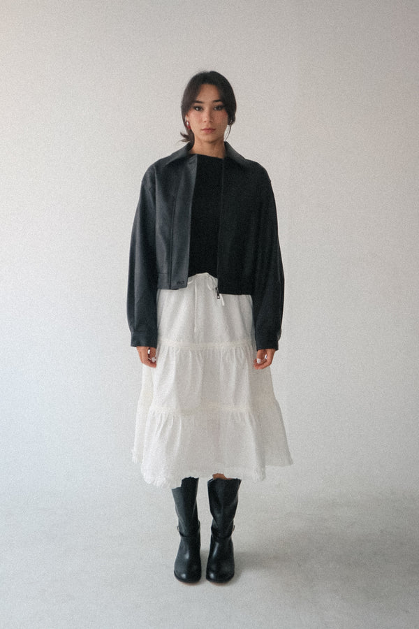Leona Oversized Faux Leather Jacket