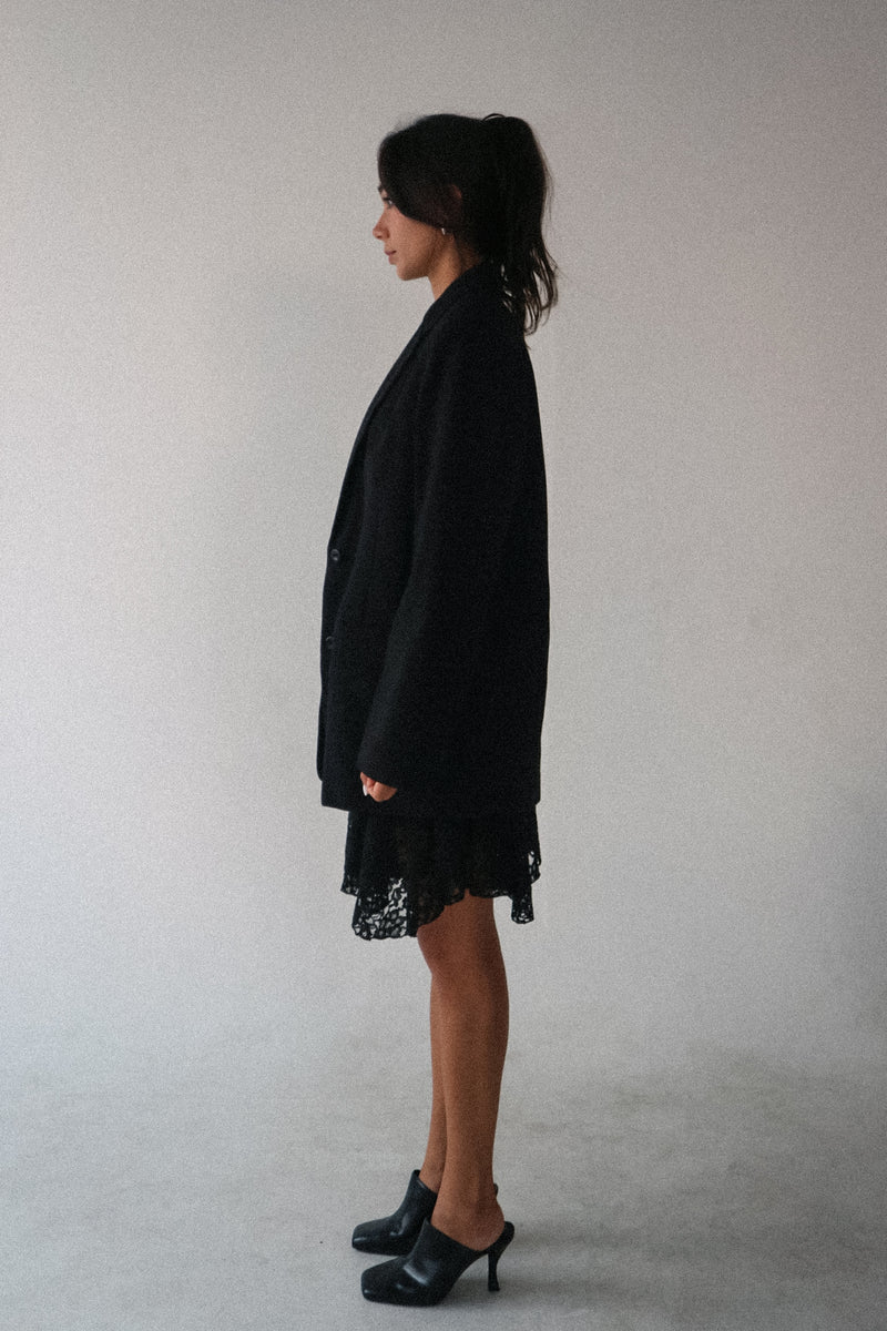 Isabella Convertible Oversized Detachable Scarf Blazer