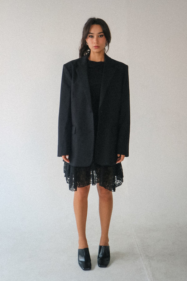 Isabella Convertible Oversized Detachable Scarf Blazer
