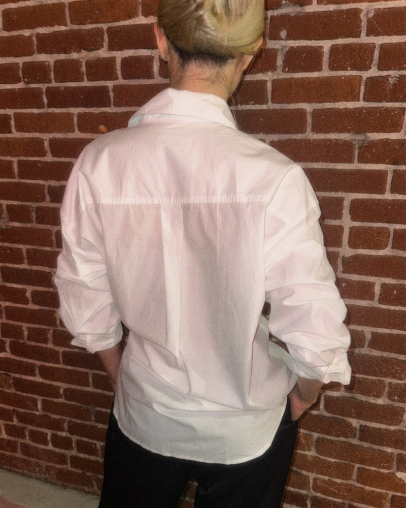 Alix Cinched Button-Up Shirt