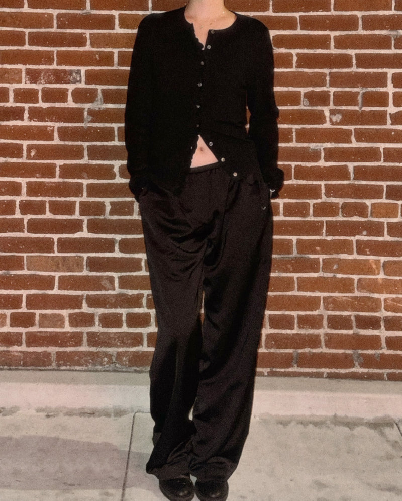 Léna Satin Drawstring Trousers