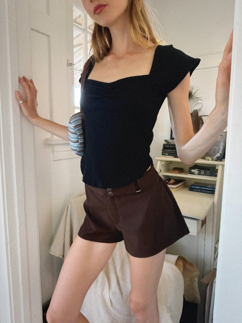 Mia Blu Noa Belted Micro Shorts