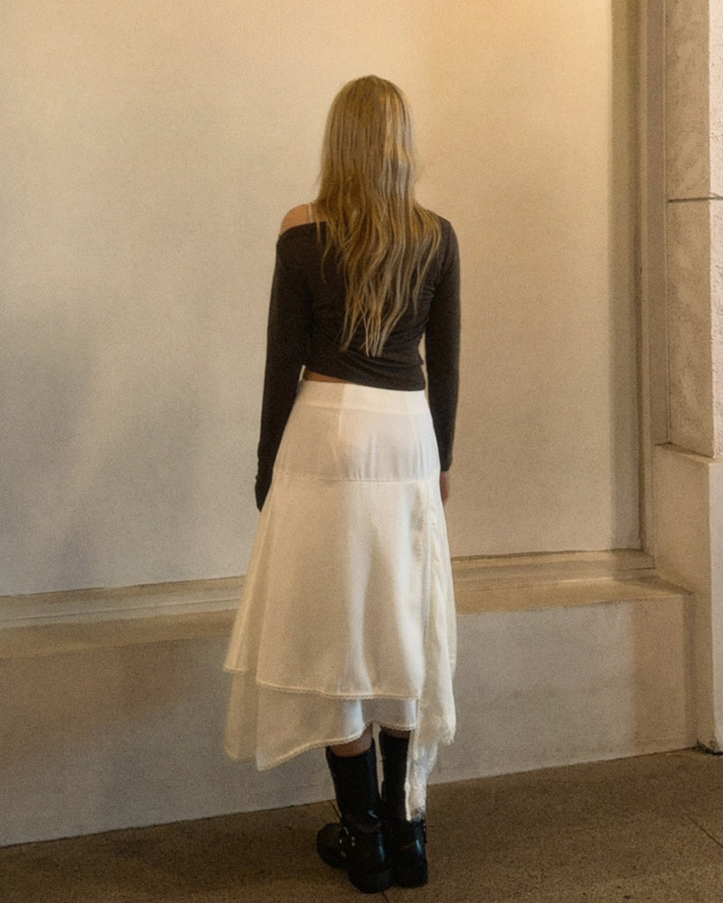 Esmé Asymmetrical Lace Skirt